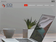 Tablet Screenshot of cciconsultorescr.com